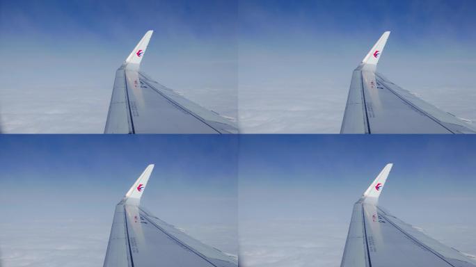 飞机窗口视角机翼