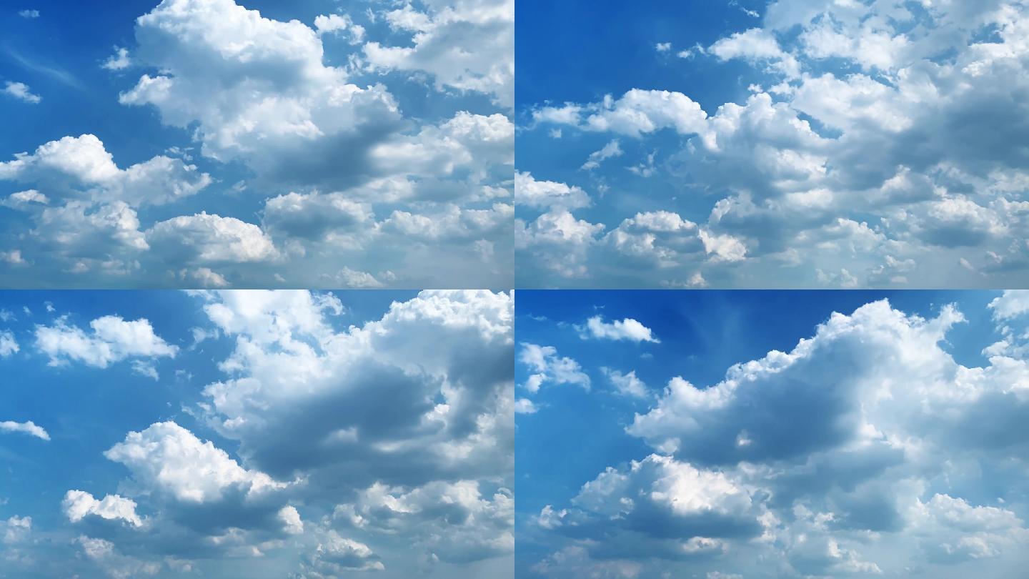 【HD天空】梦幻云团仙境蓝天白云风起云涌