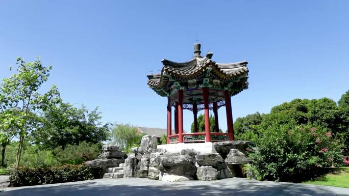 凉亭 中国风 古典建筑 园林景观 古建筑