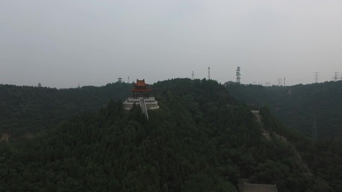 黄河风景名胜区（炎黄二帝）航拍