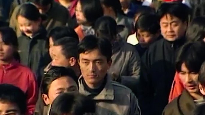 90年代北京地坛公园迎春活动