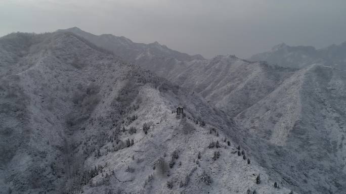 大山（娘娘山）雪景航拍