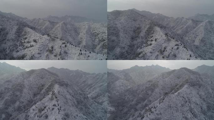 大山（娘娘山）雪景航拍