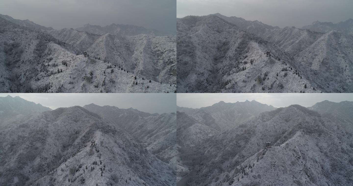 大山（娘娘山）雪景航拍