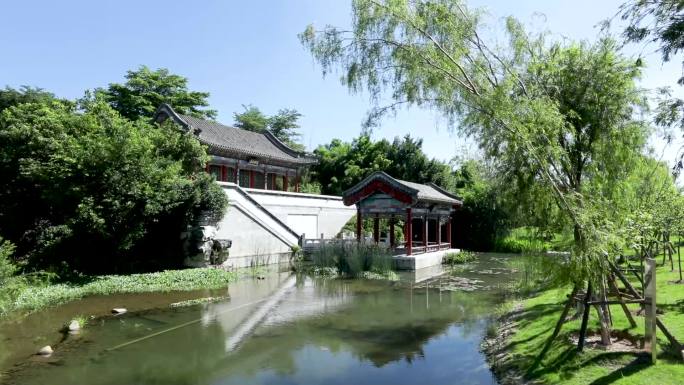 延绿山房 中国风 古典建筑 园林景观
