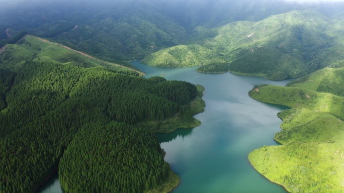4k桂林全州天湖航拍旅游最美中国