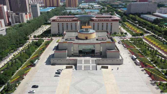 西宁藏文化博物馆航拍
