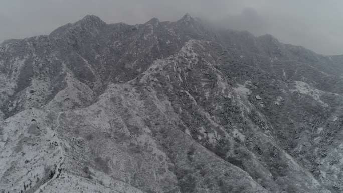 大山（娘娘山）雪景航拍