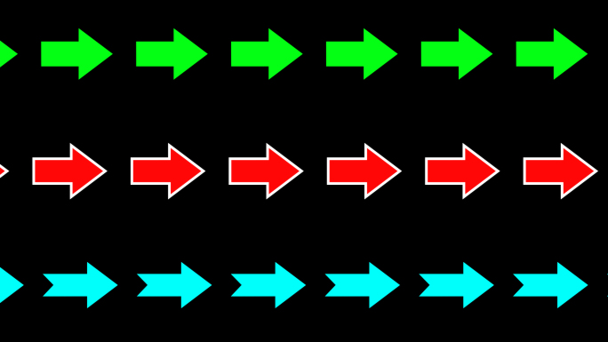 12款箭头指示动画4K带通道