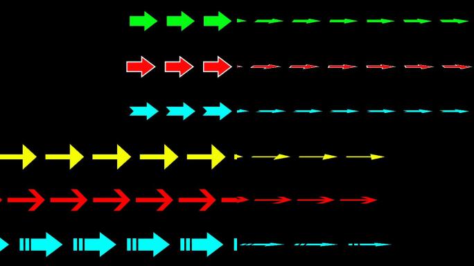 12款箭头指示动画4K带通道