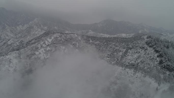 大山（娘娘山）雪景航拍