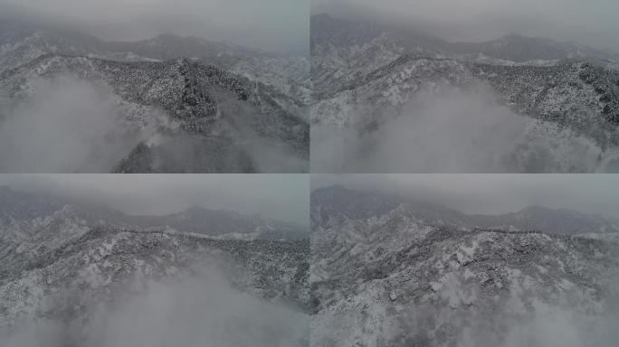 大山（娘娘山）雪景航拍