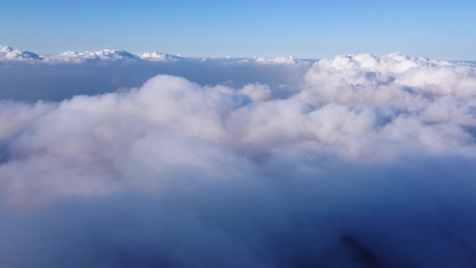 北京门头沟灵山景区日出云海奇观