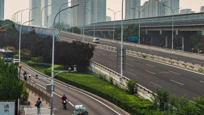 北京通州道路路况车流