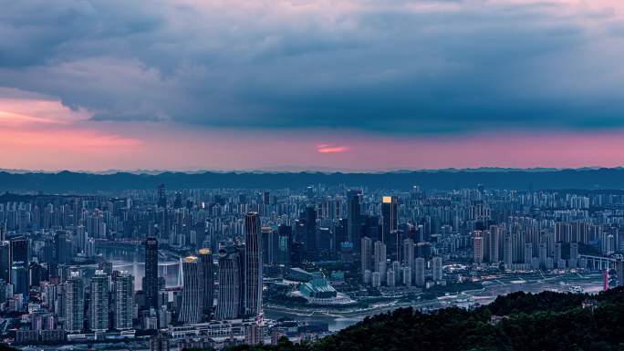 重庆城市风光来福士广场