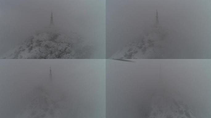 大山（娘娘山）雪景航拍