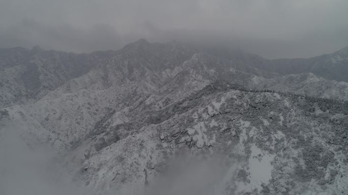 大山（娘娘山）雪景航拍