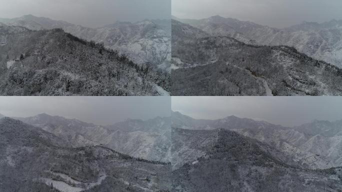 大山（娘娘山）雪景航拍