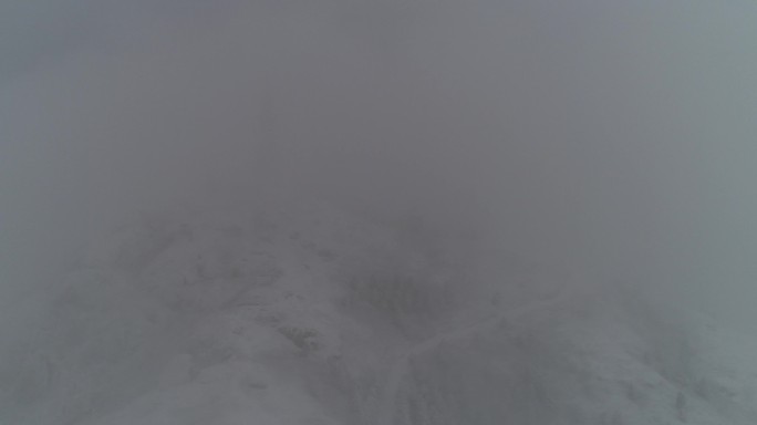 大山（娘娘山）雪景航拍