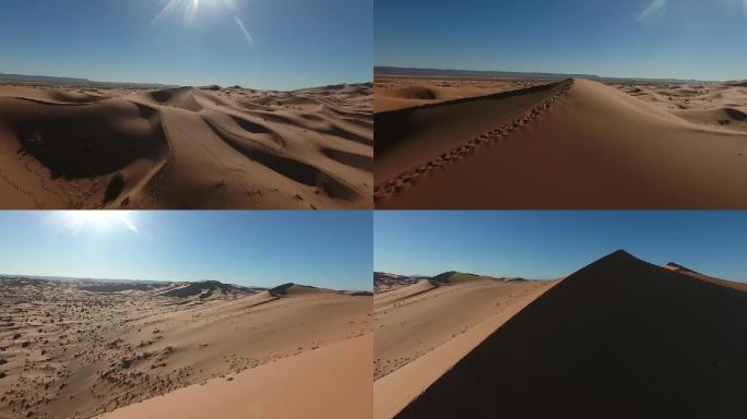 摩洛哥撒哈拉沙漠航拍