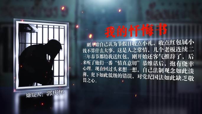 反腐嫌疑人忏悔书