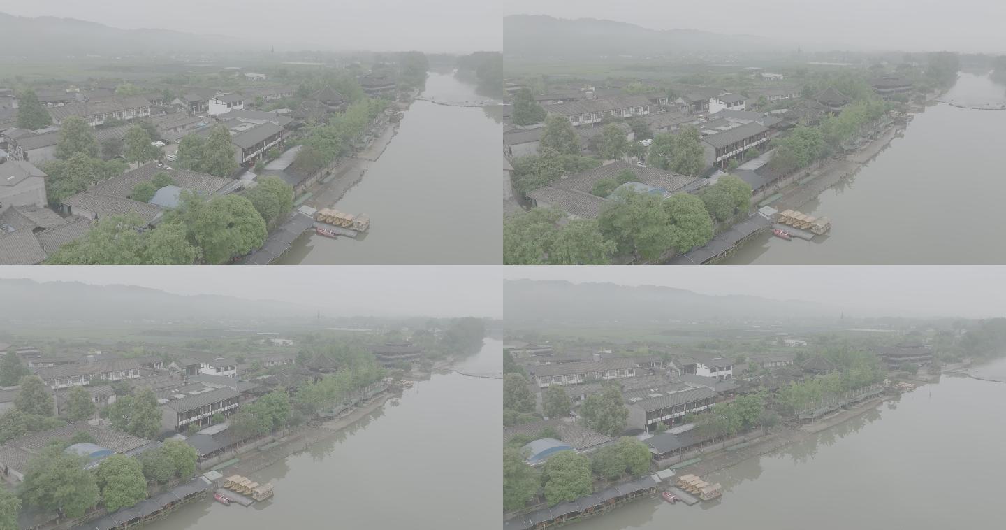 雨后临河古镇