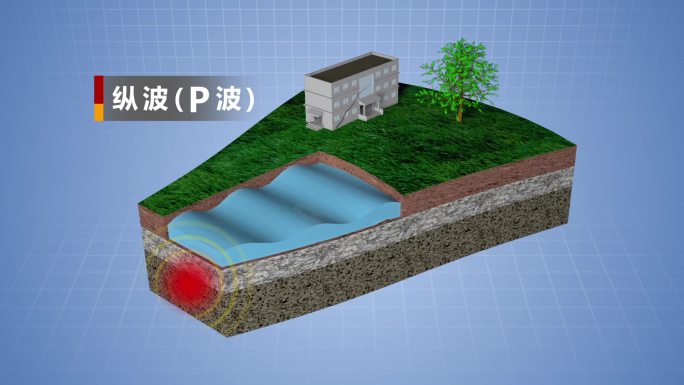 地震波原理动画演示