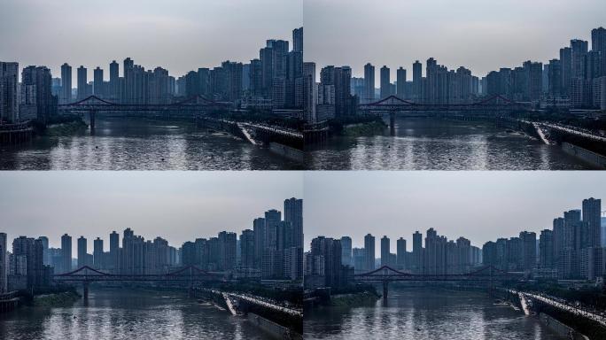重庆城市风光曾家岩大桥