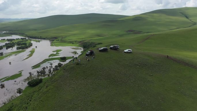 额尔古纳湿地公园航拍