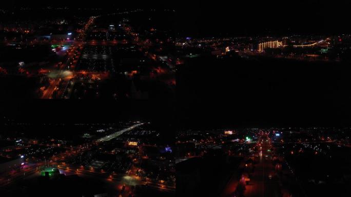 新疆和田皮山夜景航拍4K