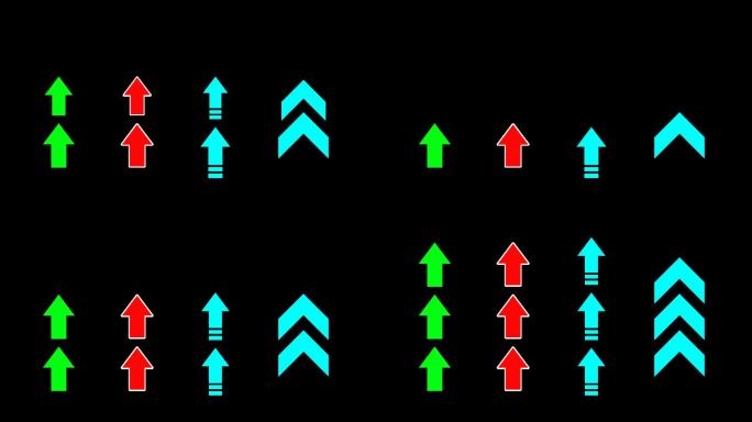 8款箭头指示动画4K带通道