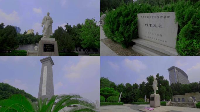华北烈士陵园内景