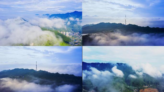 毕节市七星关区阳山森林公园白马山林场云海