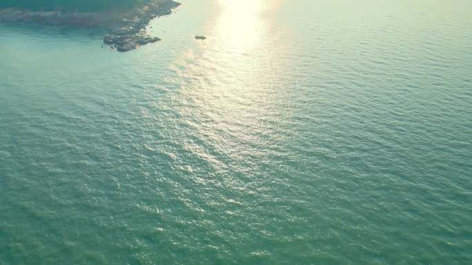 珠海高栏港的海岸线