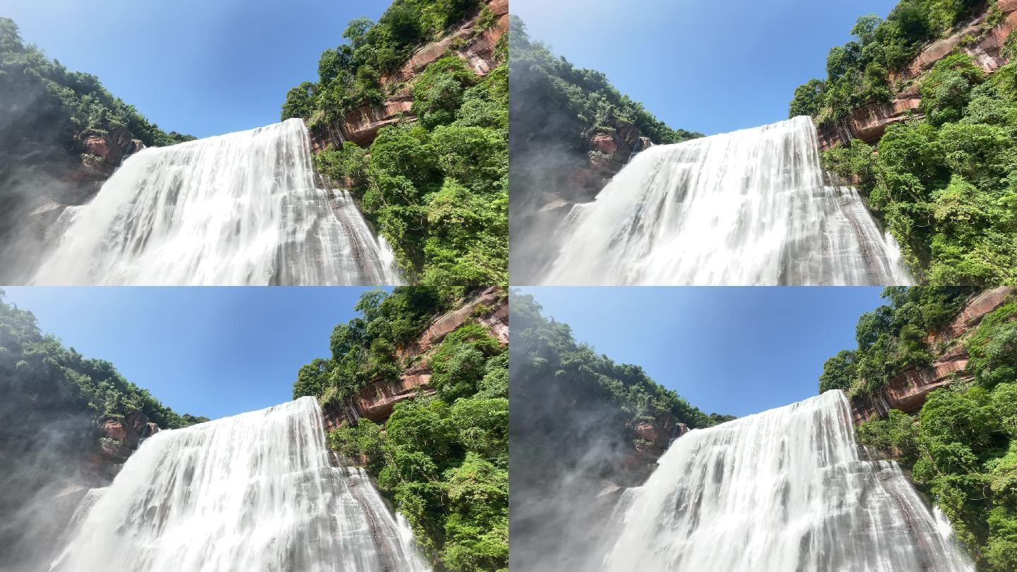 贵州赤水大瀑布天空视频素材