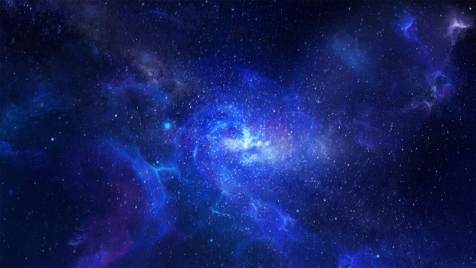 4K唯美宇宙星云穿梭