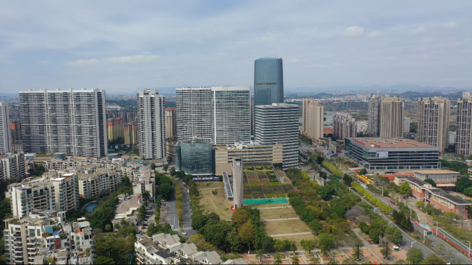 南海狮山城市大景