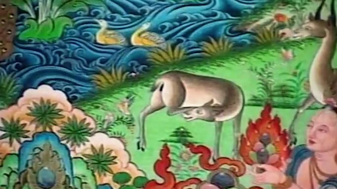 90年代中国国家博物馆藏族画作唐卡