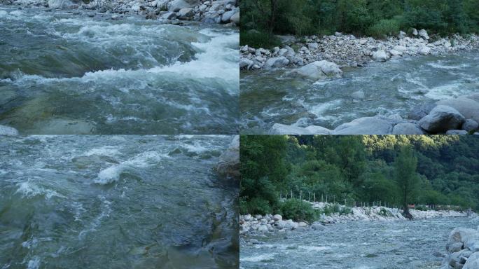 水源基地 河流小溪流水生态自然山泉水