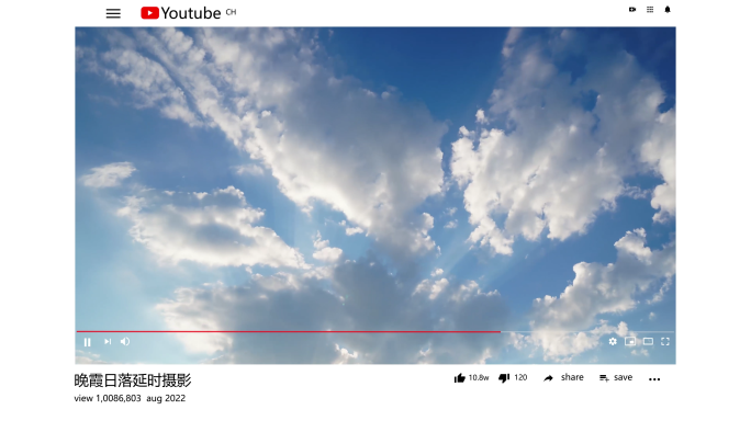 Youtube网址播放界面 视频播放器