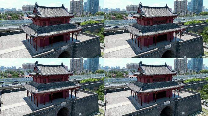 武汉武昌辛亥革命起义门城墙4K航拍