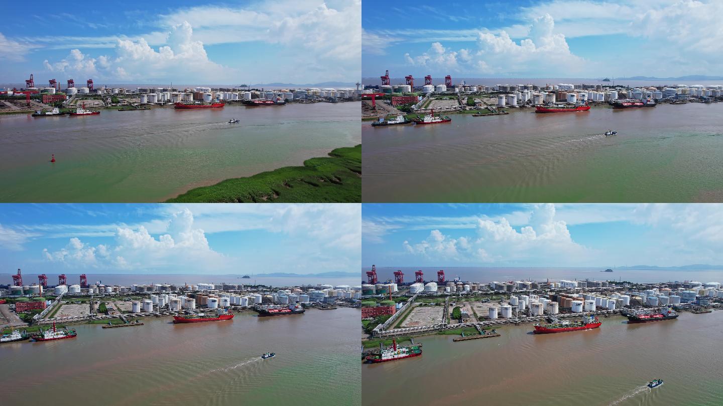 宁波镇海海运港口散货码头