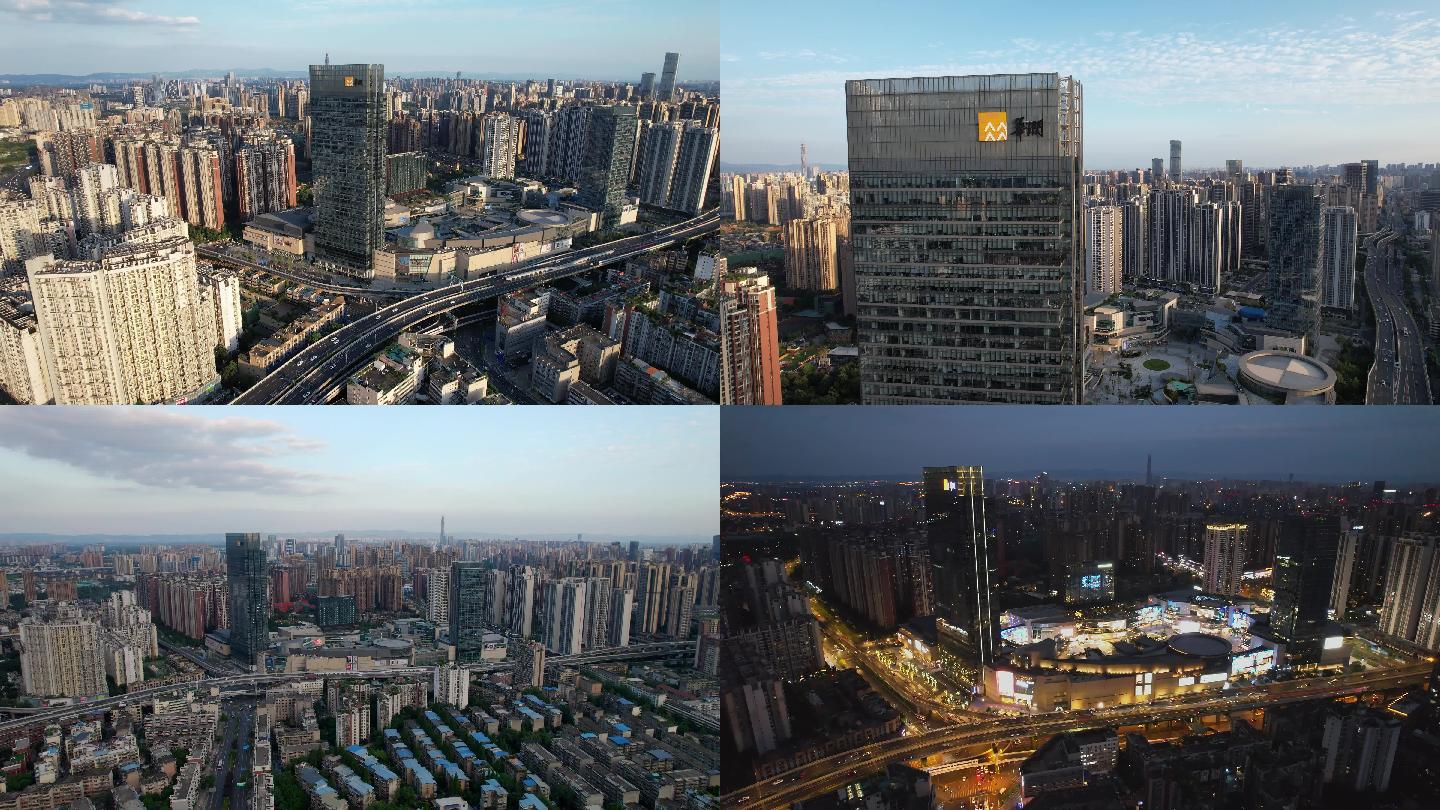 成都万象城日夜全面4K航拍
