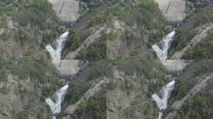 「有版权」原创LOG3航拍天台山瀑布4K