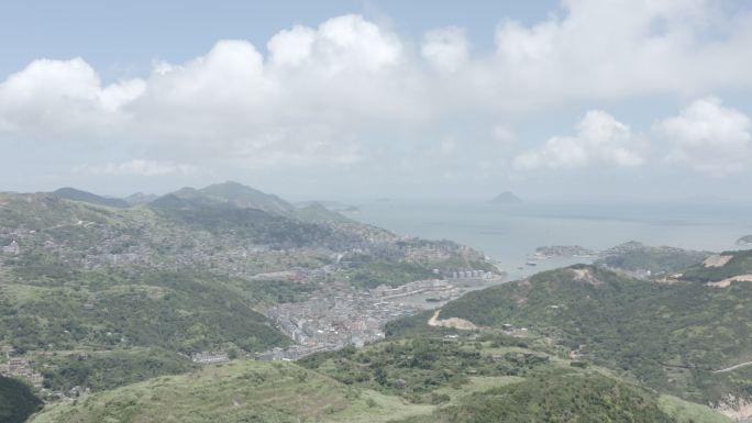 「有版权」原创log航拍海边山川风景4K