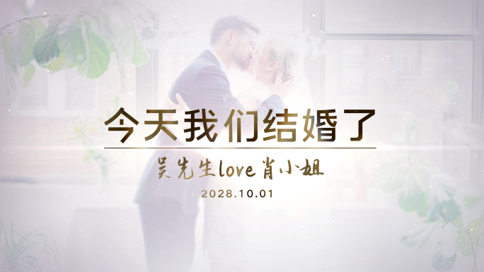 4K今天我们结婚了-婚礼VLOG