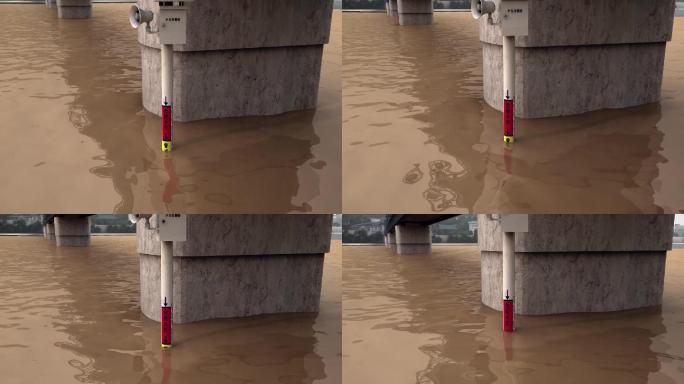 洪水 洪涝  江河 水位 上升 水位记录