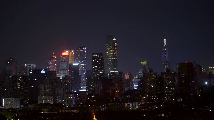 南京 新街口 夜景
