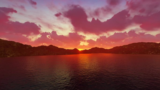 海上黄昏