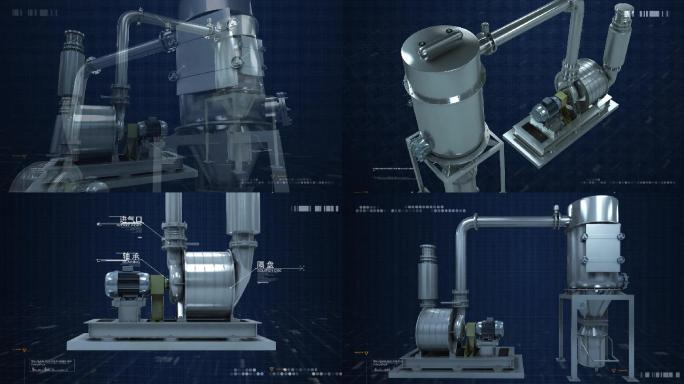 机器设备三维动画